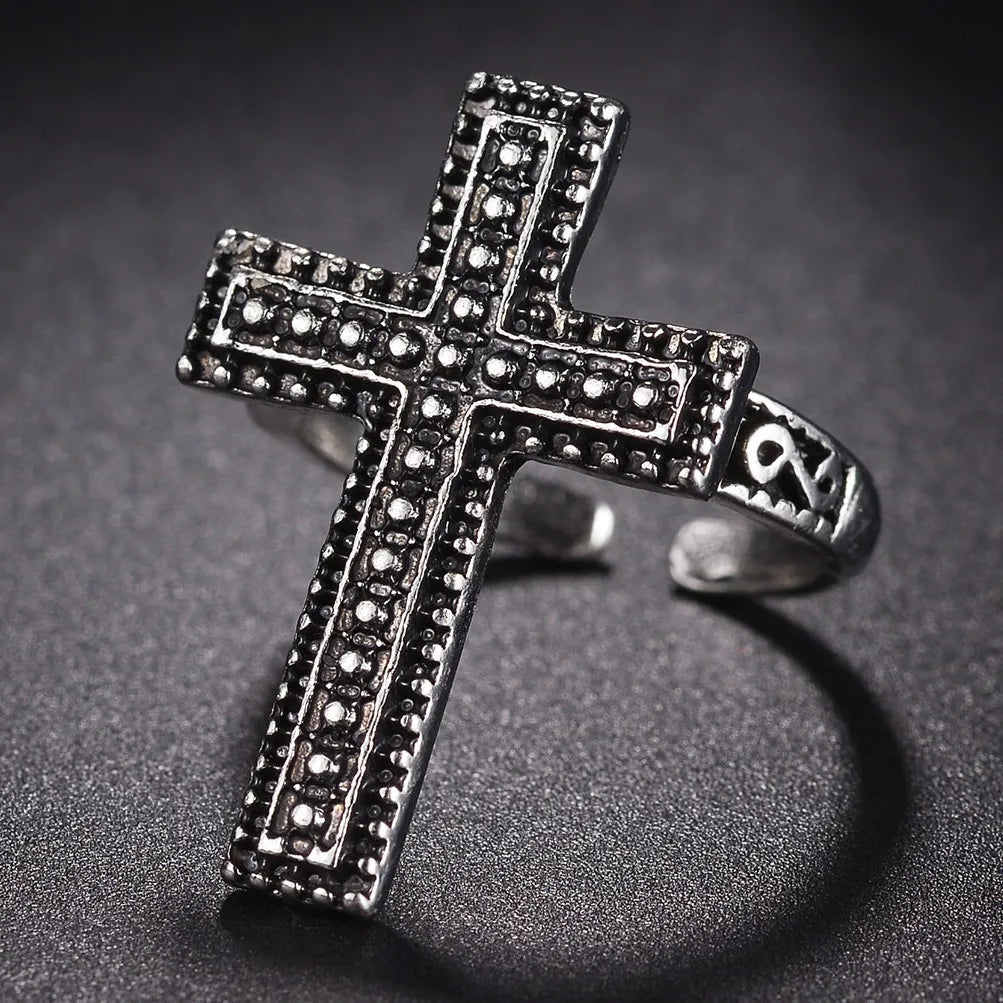 Vintage Cross Gold Ring