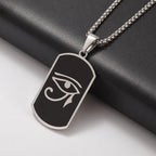 Vintage Egyptian Key of Life Ankh Cross Pendant Horus Patronus Necklace Men's Fashion Pharaoh Amulet Jewelry