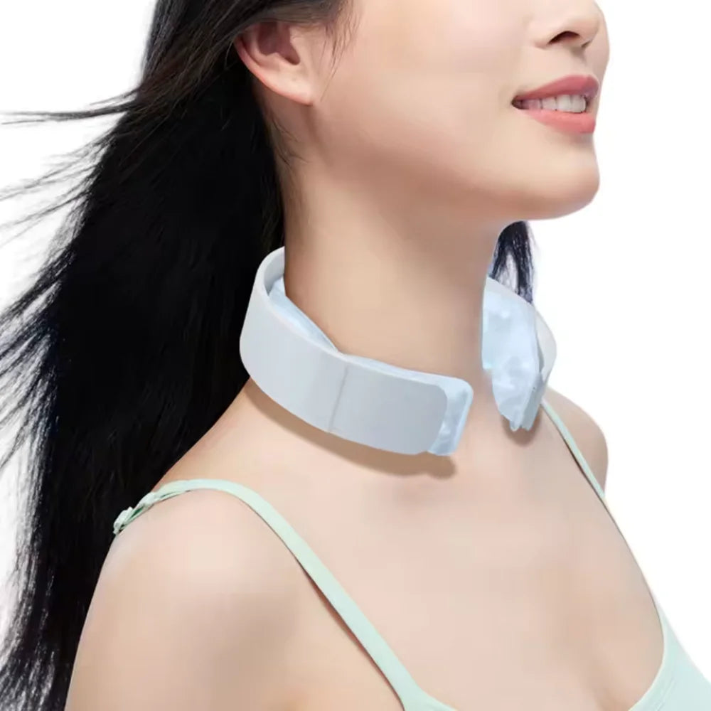 Reusable PCM Cooling Neck Wrap Ice Neck Collar For Summer Heat Relief Portable TPU Ice Ring For Outdoor Working Hiking