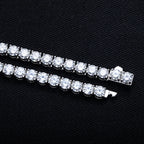 Iced Out Tennis Bracelet 6.5mm — 925 Silver