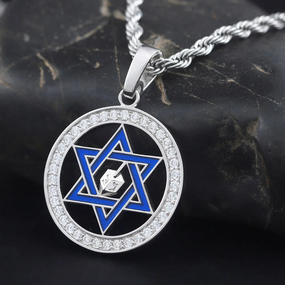 Star of David Pendant — 925 Silver