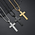 Irish Knot Cross Necklace for Men Boys,Punk Stainless Steel Pendant Necklace,Viking Jewelry Gifts