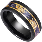 Hidden Closed-Finger Tungsten Unique Statement Ring