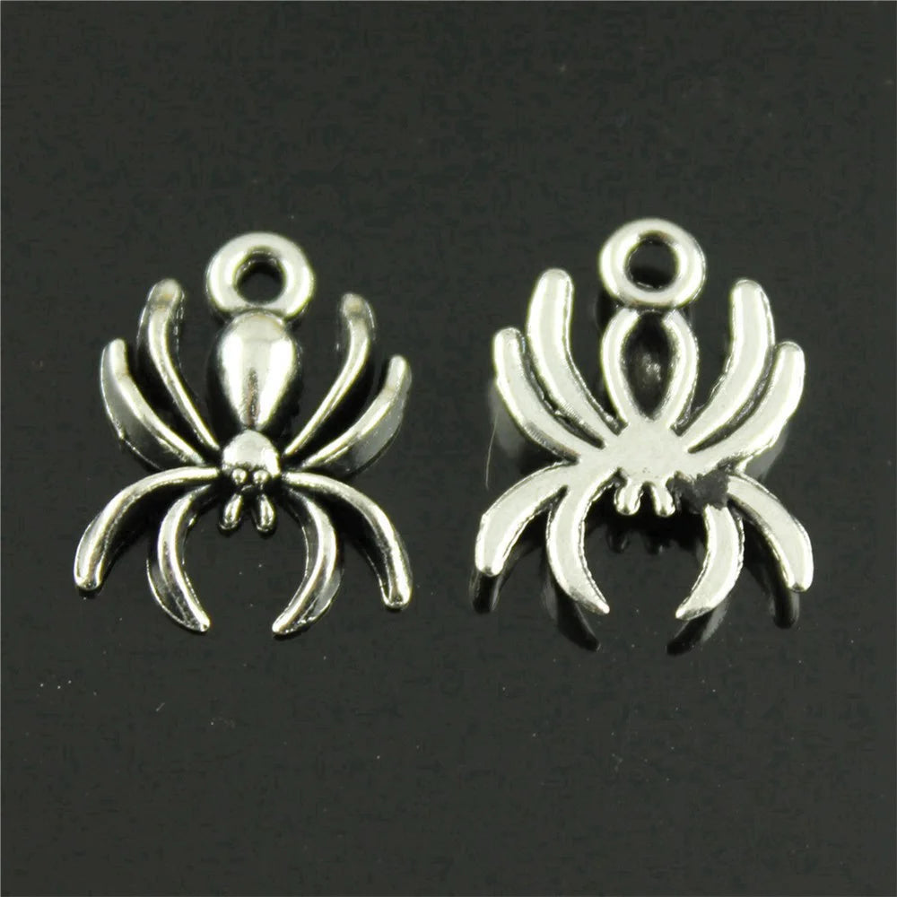 Boho Spider Web Charms Pendant Female Jewelry Bulk Cheapest Items