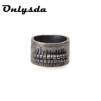 Stainless Steel Viking Simple Ring vintage Hammer retro punk Classic Ring Male finger Love Jewelry for man Gift OSR514