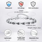 Gothic Full Skull Ghost Head Bracelet for Men,Rock Punk Motorcycle Riding Bicycle Chain Wristband,Halloween Jewelry
