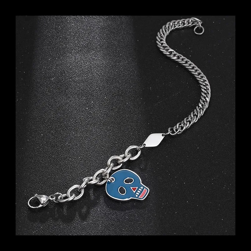Ghost Head Bracelet — Stainless Steel