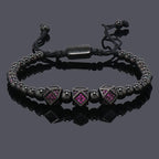 Luxury Roal Rafa Man Bracelet For Women Stainless Steel Beaded Hand Jewelry Couple Gift