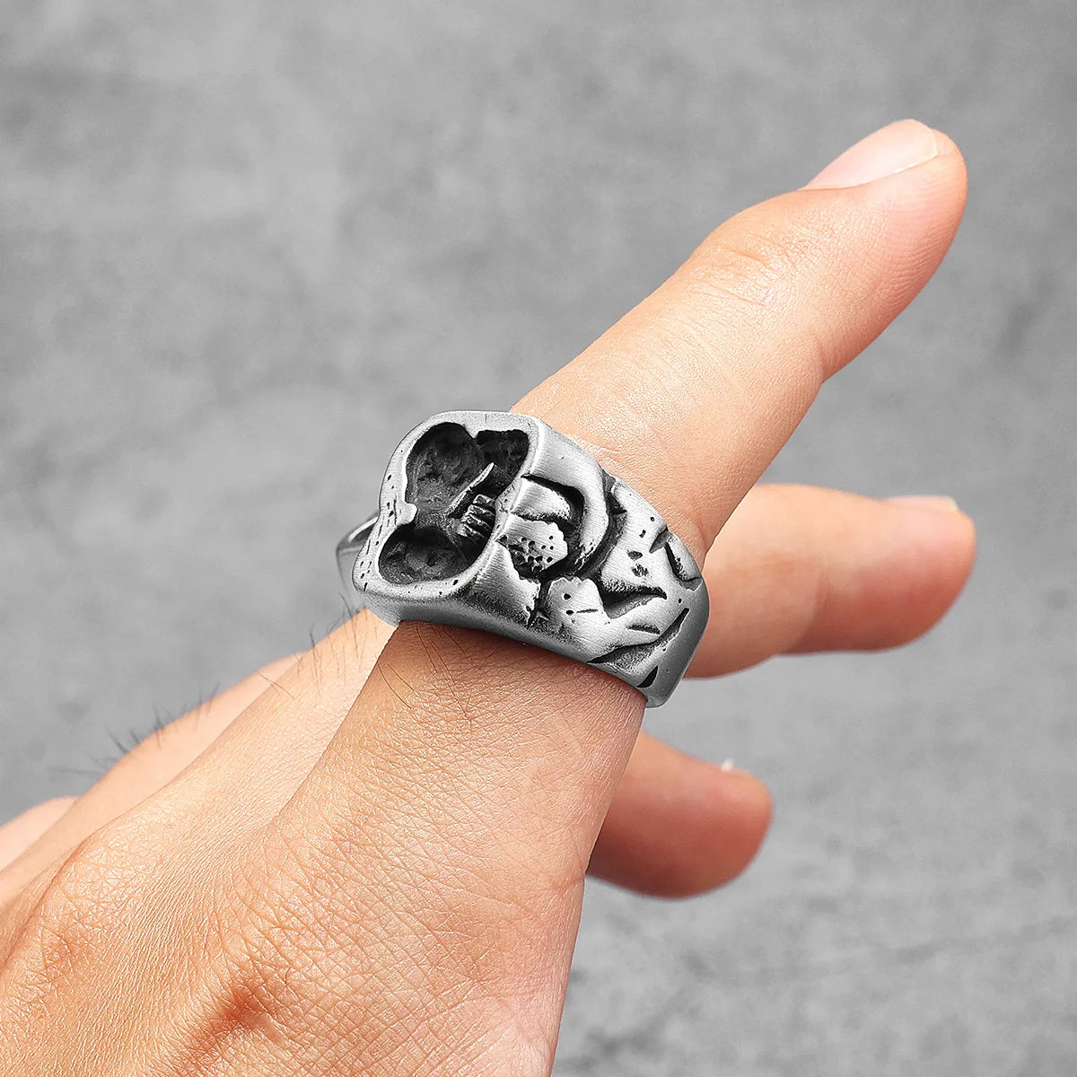 Thumb Up Ring Stainless Steel Retro