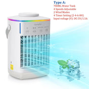 Desktop Air Cooler Fan — LED, Humidifier