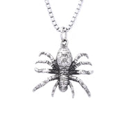 Tarantula Gothic Spider Pendant — Stainless Steel