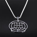 Satan Seal Silver Chain Necklace — Stainless Steel