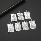 Tarot Major Arcana Amulet Necklace — Stainless Steel