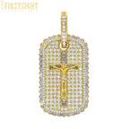 2025 New Hip Hop Cross Pendant Necklace Gold Color Iced Out Bling CZ Cubic Zirconia Variety Designs Charm Men Women Jewelry