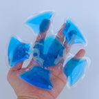 Blue PVC Gel Ice Pack - Adjustable Cooling Pad for Helmets & Hats | Reusable Cold Compress Travel Portable Outdoor
