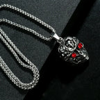 Skull Steel Pendant European American Head