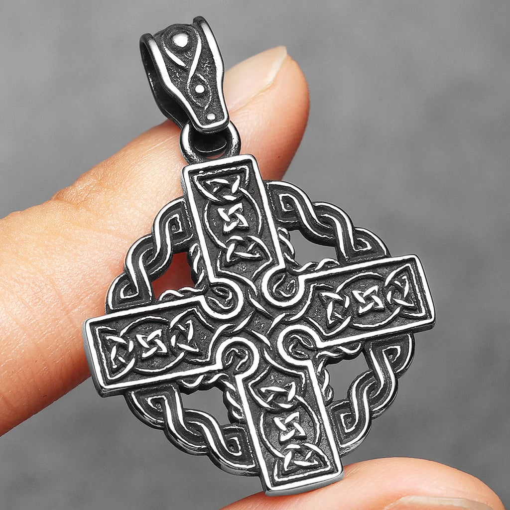 Viking Stainless Steel Pendant Necklace