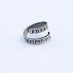 2024 New 316L Stainless Steel Viking Rotating chain rune Ring For Men Fashion retro Amulet fashion Jewelry Gift free