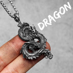 Dragon Stainless Steel Pendant Necklace