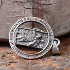 2024 New Fashion 316L Stainless Steel St Christopher Pendant Necklace For Man Women Boyfriend Gift