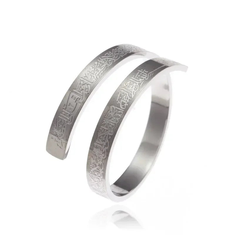 Tool Wrench Open Ring Silver Plated Adjustable Ring Men Motorcycle Bike Riding Hip Hop Rock Trend Jewelry