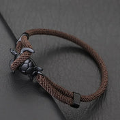 Unique Marine Turtle Rope Bracelet Men Adjustable Easy Hook Multi-Color Option Milan Cord Wristband Beach Homme Jewelry