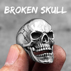 Vintage Punk Gothic All Skull Head Series Stainless Steel Womens Mens Rings Unique for Biker Jewelry Creativity Gift