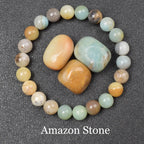 Natural Black Agates Beads Bracelet Women Men Genuine Black Onyx Natural Stone 6mm 8mm Smooth Round Beads Lucky Energy Jewelry