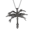 Jesus Wings Cross Pendant Necklace