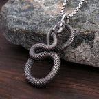 Snake Stainless Steel Pendant Necklace