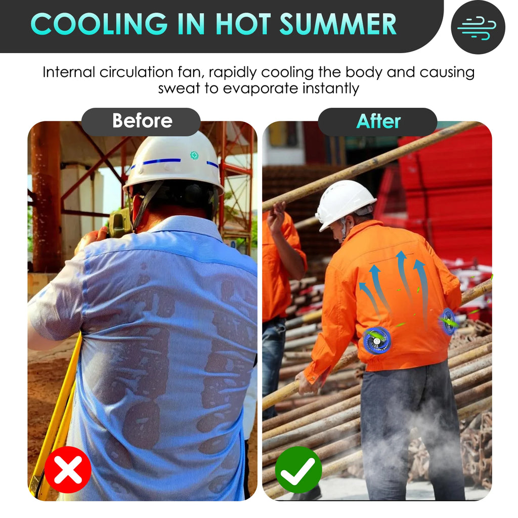 1 or 2 Pairs 5V Cooling Fan 3 Gear Adjustment For Special Summer Outdoor Air-Conditioned Vests High Speed Conditioning