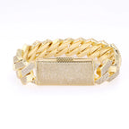 Iced Out Cuban Bracelet Stainless Steel 18/22MM