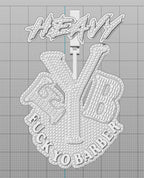 Iced Out Letter Pendant Necklace Name