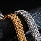 Mesh Link Bracelet, Multiple Widths — Stainless Steel