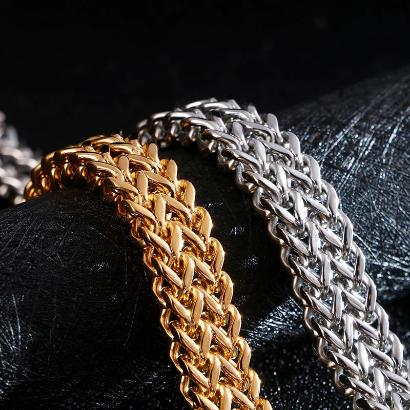 Mesh Link Bracelet, Multiple Widths — Stainless Steel