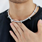 Iced Out Black Tennis Necklace 5MM