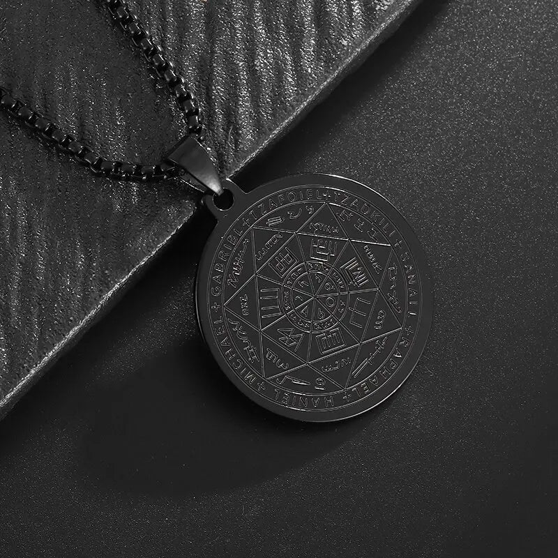 Anubis Stainless Steel Pendant Necklace