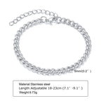 Sword Dagger Chain Link Bracelet — Stainless Steel