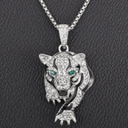 Hip Hop Iec Out Put Crystal Zirconia Dollar Sign Pendant Necklace Fashion Punk Cool Rock Rap Party Jewelry Accessories