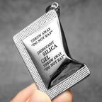 Desiccant Model Men Necklaces With Pendant Stainless Steel Jewelry For Male Women Unique Punk Hip Hop Accessories Gift Wholesale