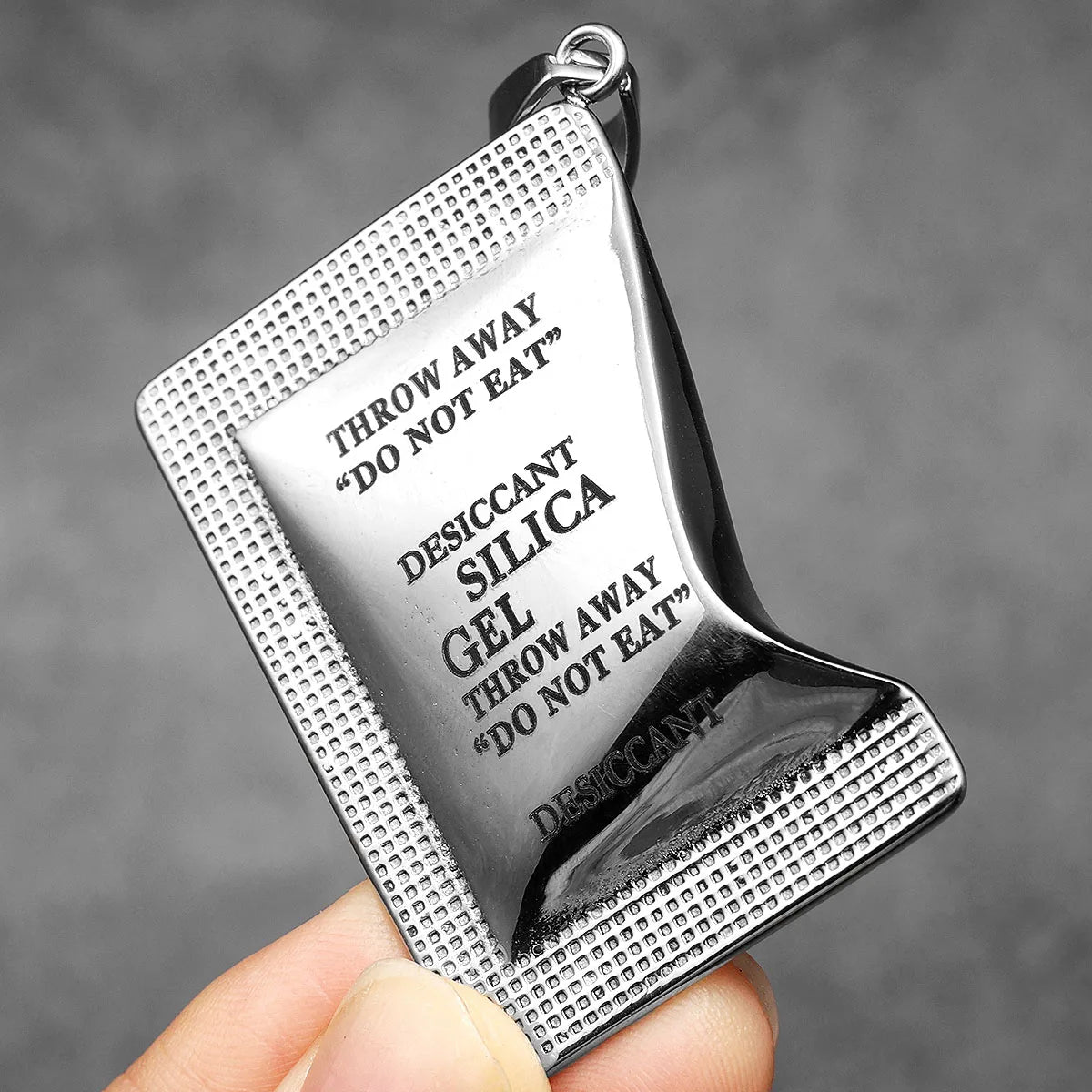 Desiccant Model Men Necklaces With Pendant Stainless Steel Jewelry For Male Women Unique Punk Hip Hop Accessories Gift Wholesale