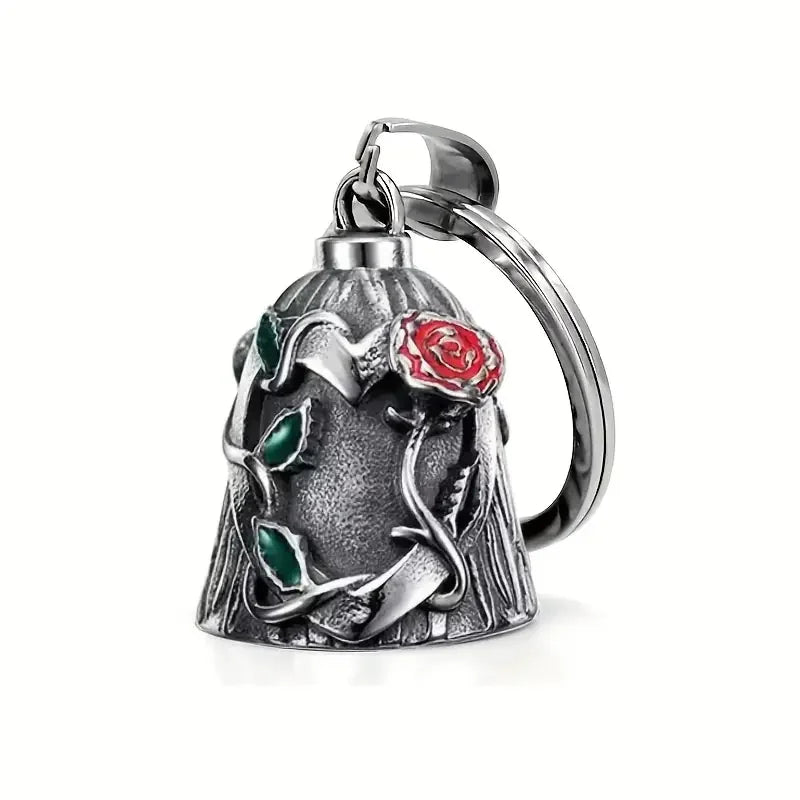 Norse Gods Odin Celtic Knot Motorcycle Bell Necklace Men's Punk Riding Rock Lucky Exorcism Amulet Jewelry