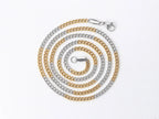 Stainless Steel Cuban Chain Necklace 3MM