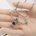 Skull Pendant Necklace — Vintage Gothic