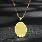 Lion of Judah Coin Pendant Necklace