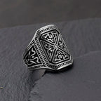 Dark Halloween Biker Ring — Stainless Steel Band