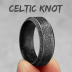 Vintage Nordic Viking Runes Celtic Knot Series Stainless Steel Womens Mens Rings Punk Biker Jewelry Creativity Gift