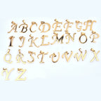 Initial 26 Letters Pendant Stainless Steel Necklaces For Women Men Accessories English Alphabet Necklace Fashion
