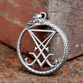 Lucifer Sigil Stainless Steel Pendant Necklace