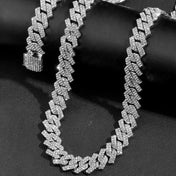 14mm Cuban Link Chain Bracelet — Stainless Steel